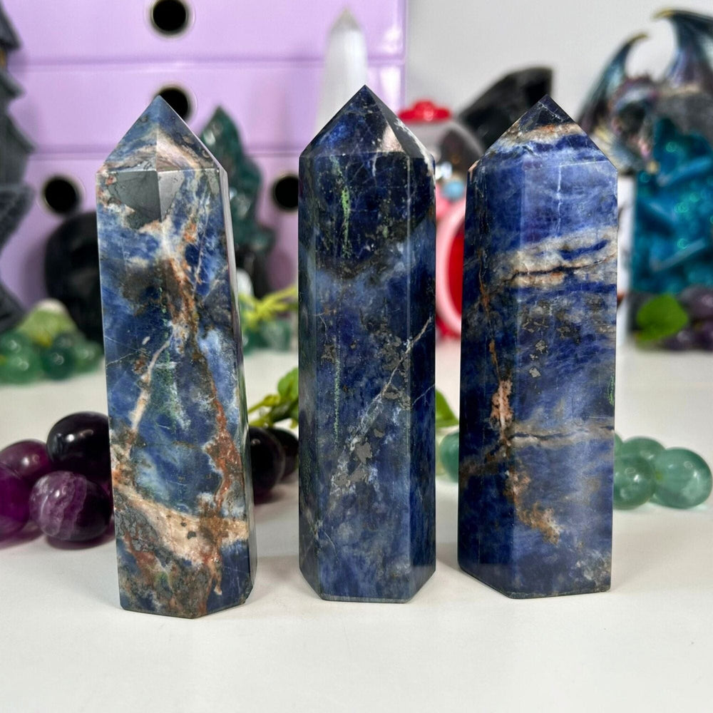 Sodalite with Hematite Towers Towers MagiCandleSOS 