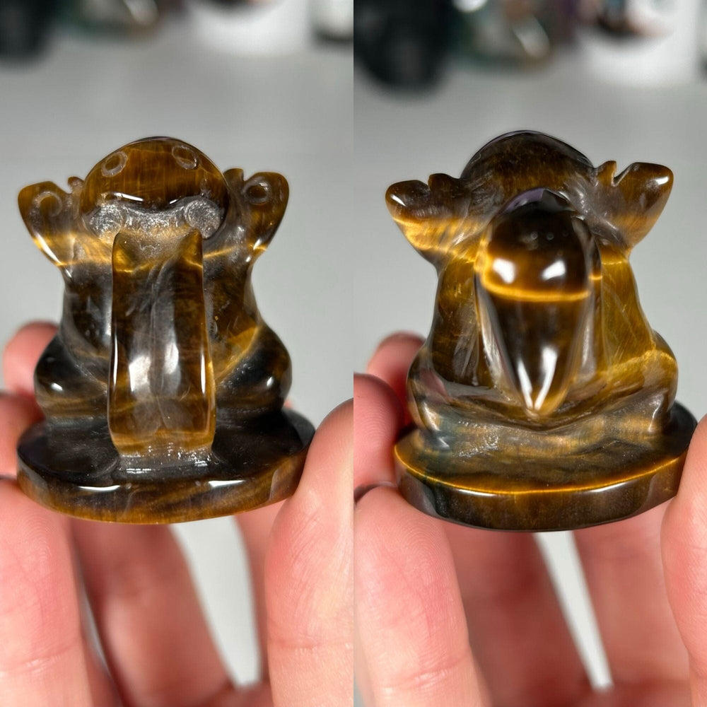 Tiger's Eye Lickitung - Pokemon Carving MagiCandleSOS 