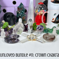 Unloved Crystal Bundles Bundles MagiCandleSOS 11: Crown Chakra 