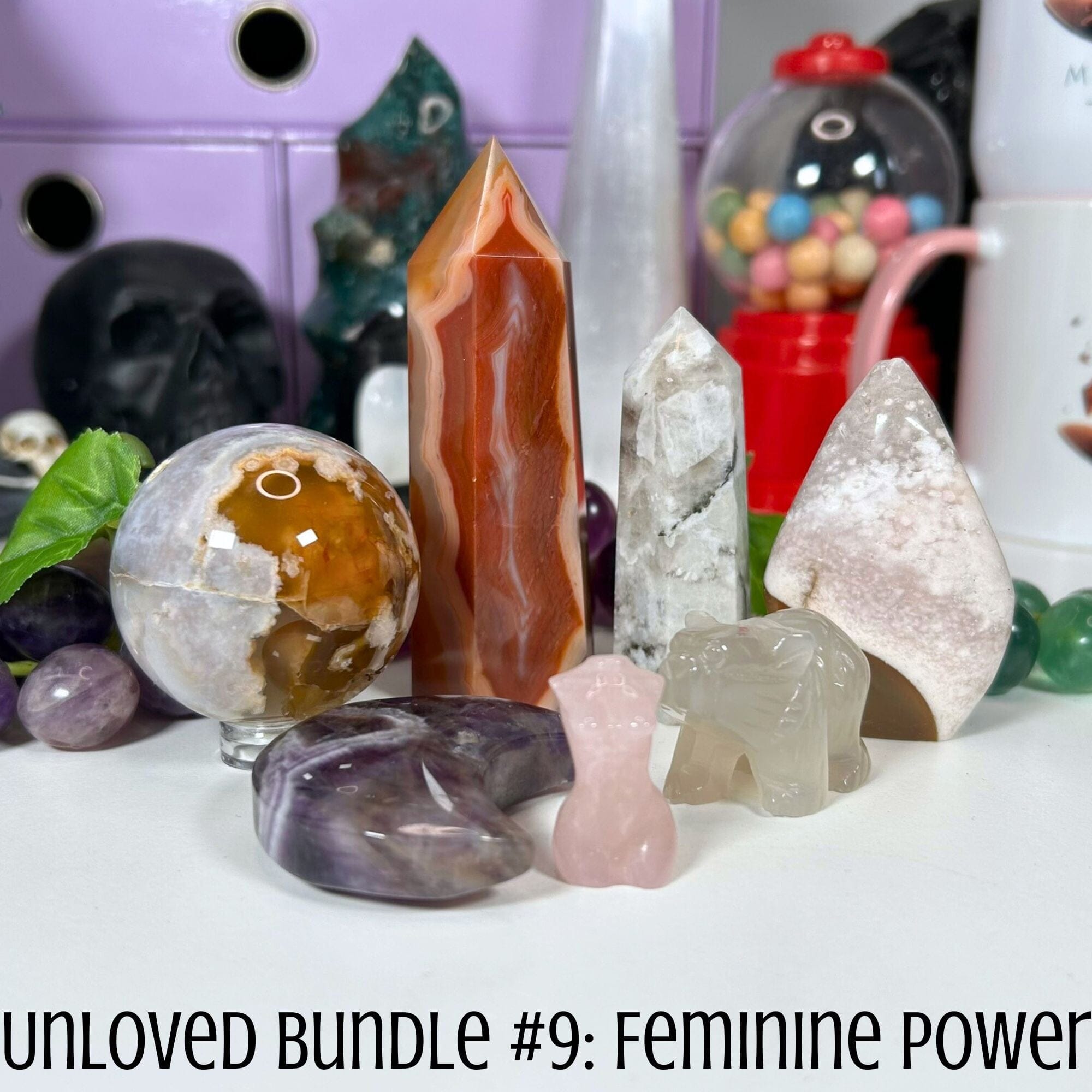 Unloved Crystal Bundles Bundles MagiCandleSOS 9: Feminine Power 