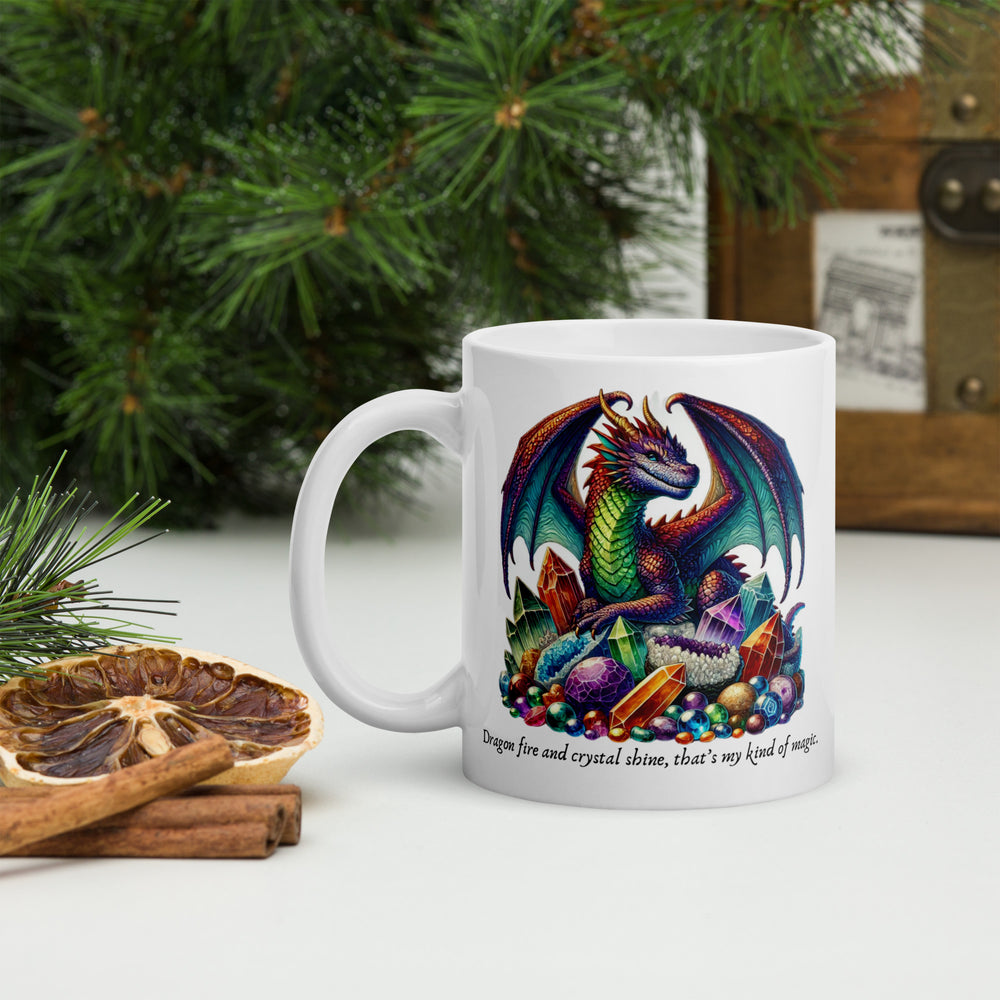 Dragon fire and crystal shine, that’s my kind of magic Mug