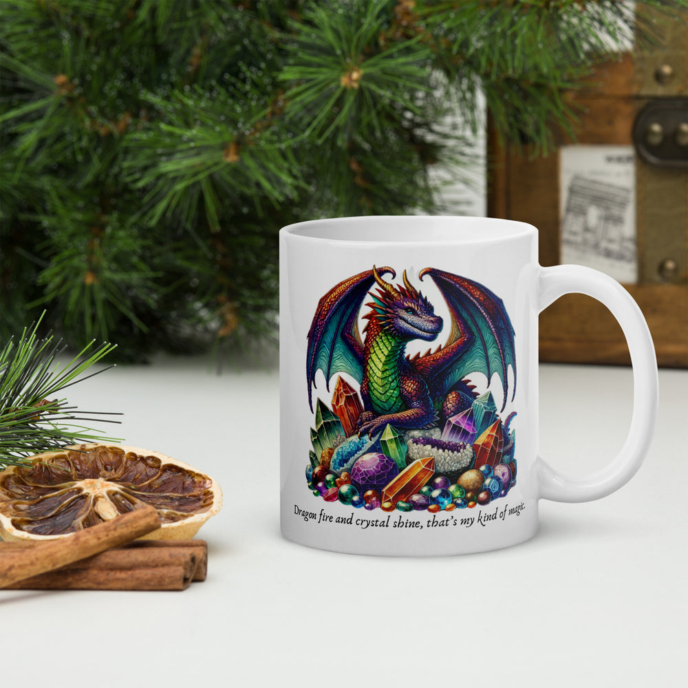 Dragon fire and crystal shine, that’s my kind of magic Mug