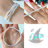 4mm Bead Crystal Bracelet - Choose Your Own or Let The Tarot Decide! MagiCandleSOS Opalite 