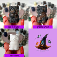 Crystal Cat Carvings MagiCandleSOS 