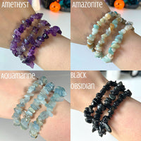 Crystal Chip Bracelet - Choose Your Own or Let The Tarot Decide! MagiCandleSOS Amazonite 