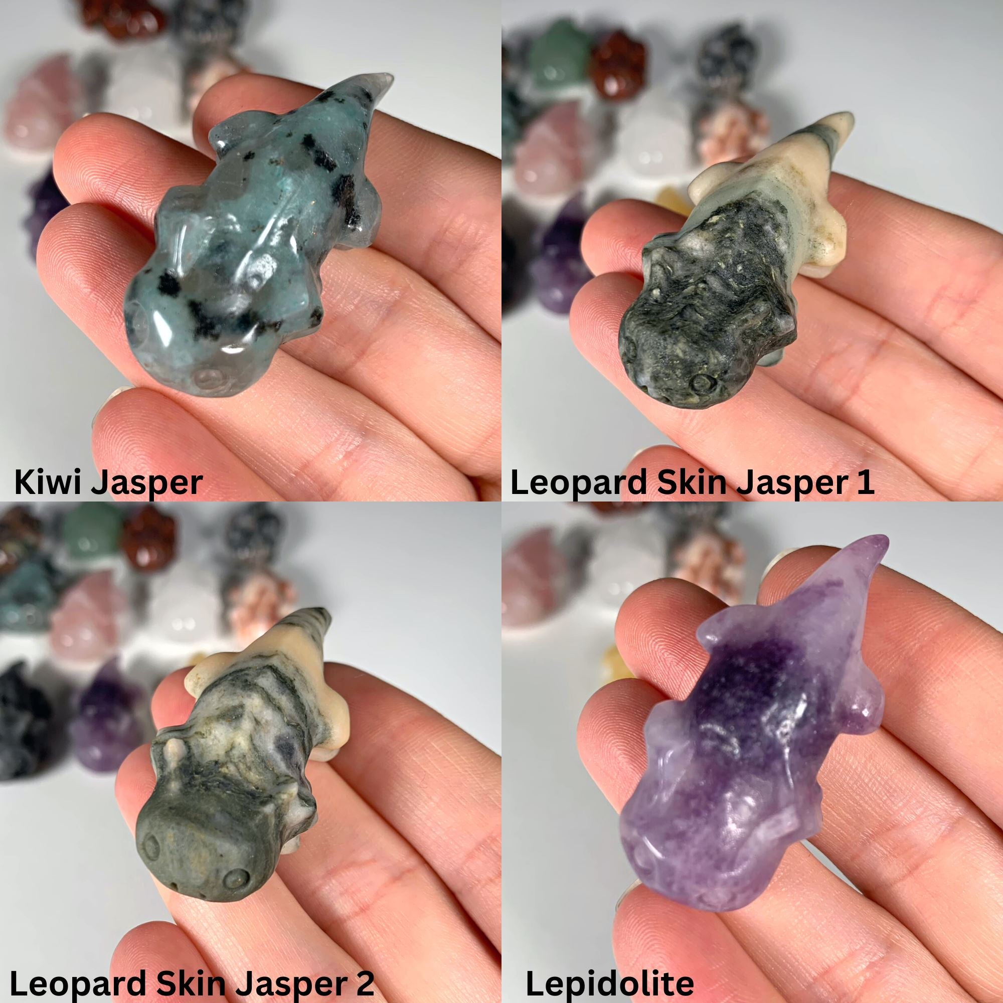 Crystal Salamander Carvings MagiCandleSOS 