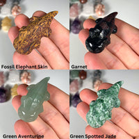 Crystal Salamander Carvings MagiCandleSOS Garnet 