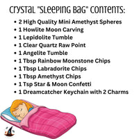 Crystal "Sleeping Bag" - Crystal Bundle for Sleep! MagiCandleSOS 