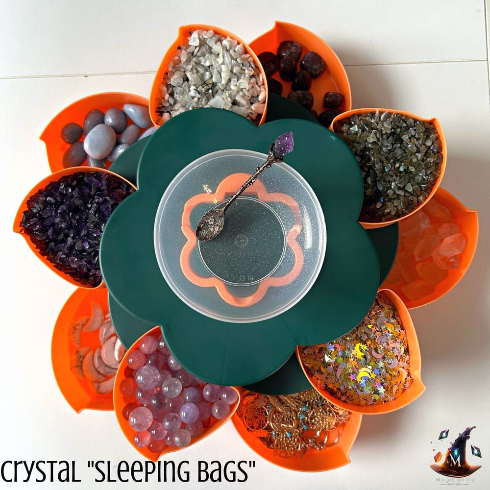 Crystal "Sleeping Bag" - Crystal Bundle for Sleep! MagiCandleSOS 