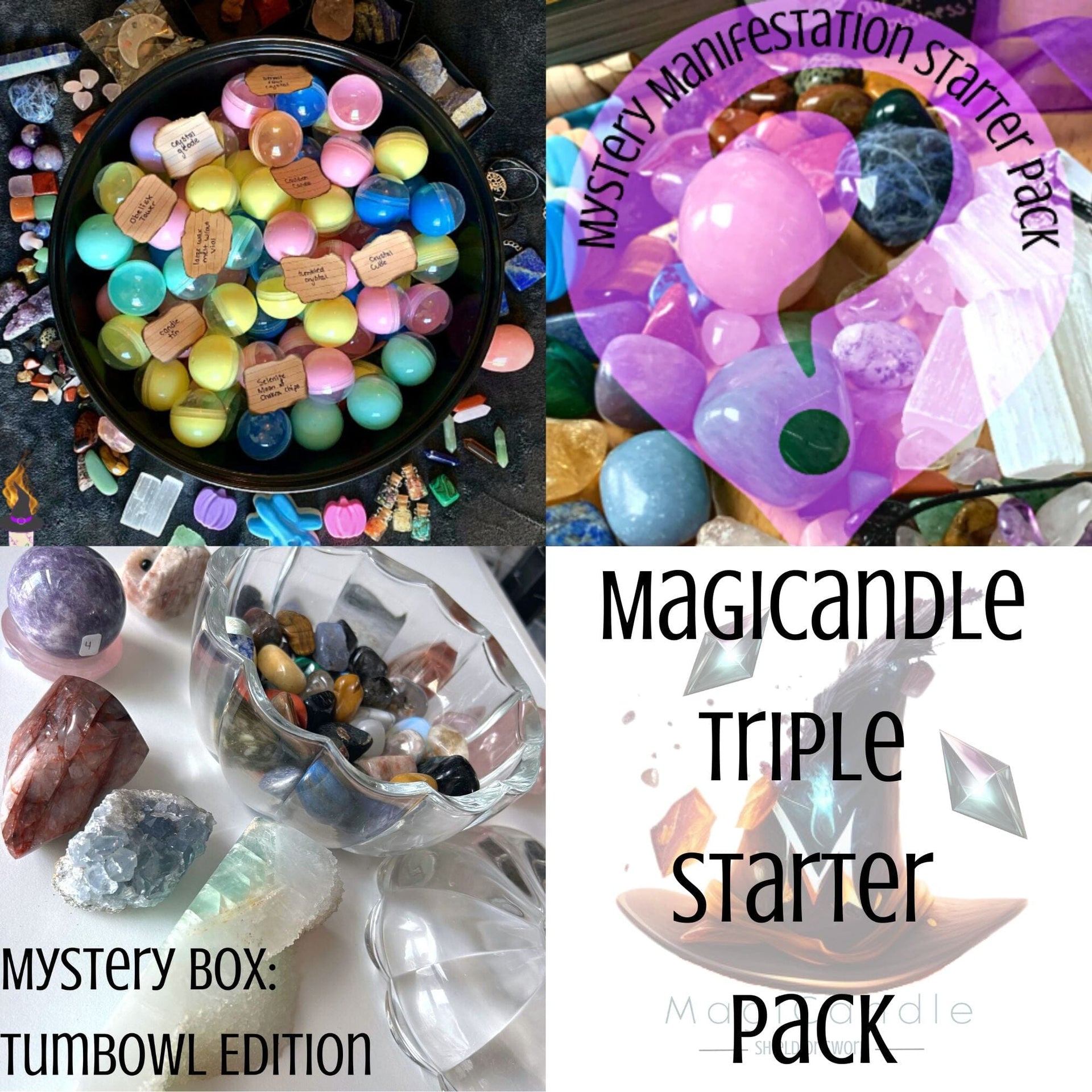 Crystal Starter Pack - MagiCandle Triple Starter Pack MagiCandleSOS 