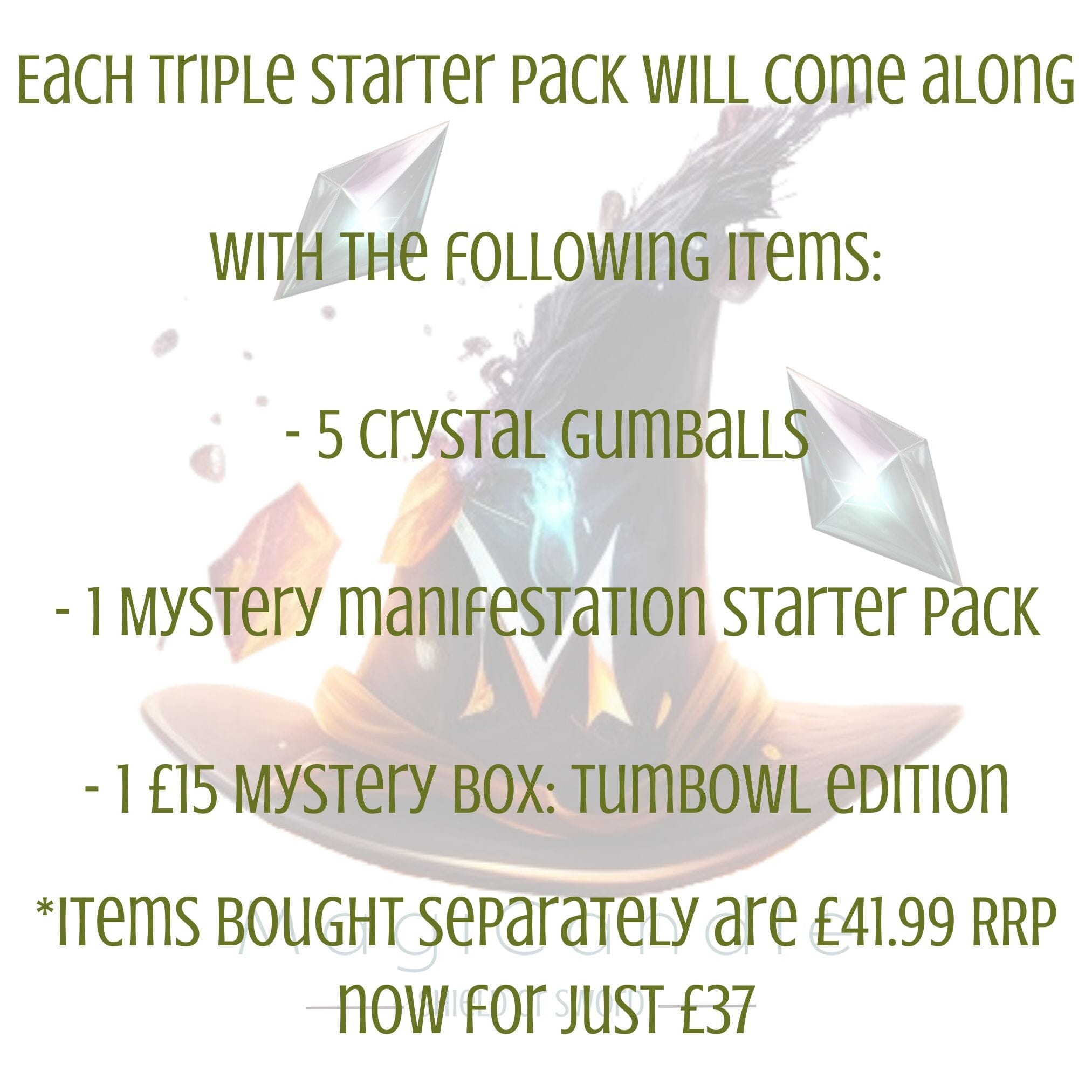 Crystal Starter Pack - MagiCandle Triple Starter Pack MagiCandleSOS 