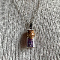 Crystal Vial Necklaces MagiCandleSOS 