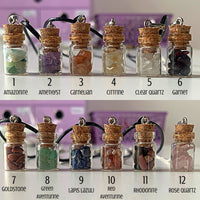 Crystal Vial Necklaces MagiCandleSOS 