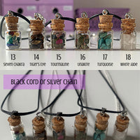 Crystal Vial Necklaces MagiCandleSOS 