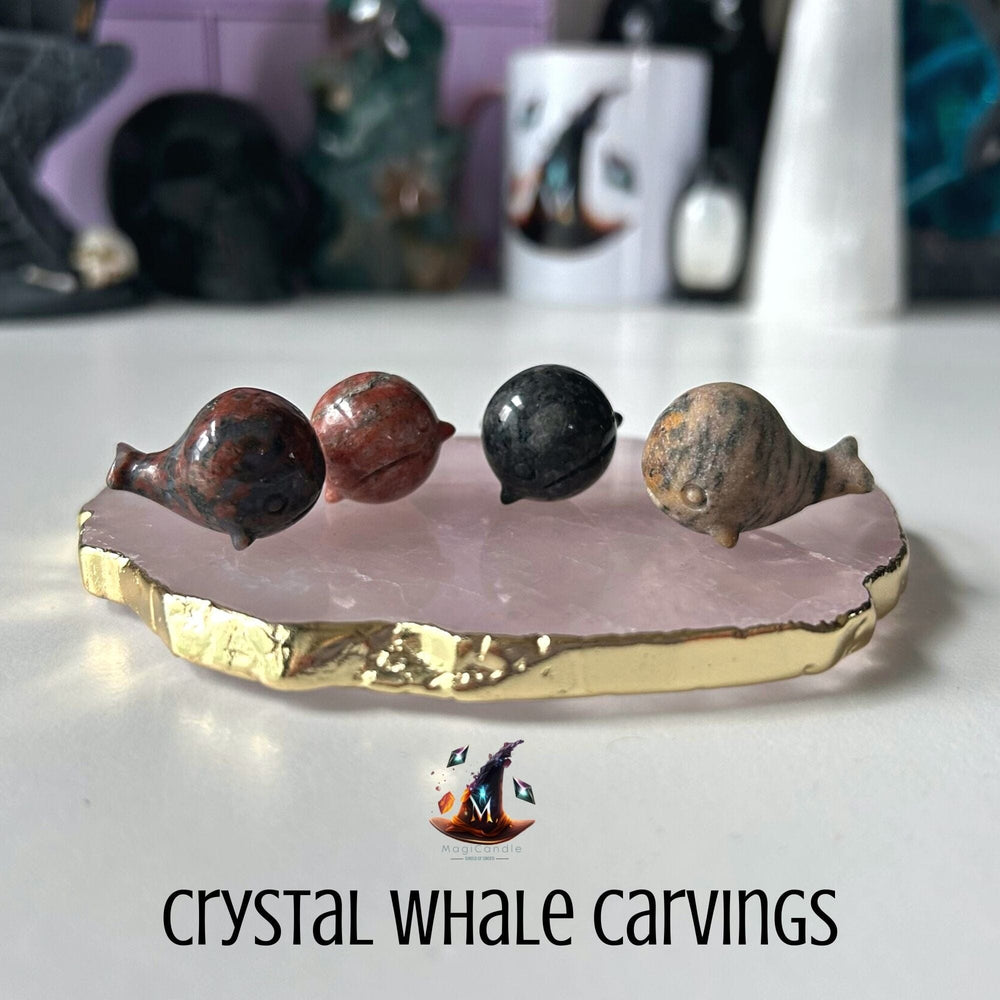 Crystal Whale Carvings MagiCandleSOS 