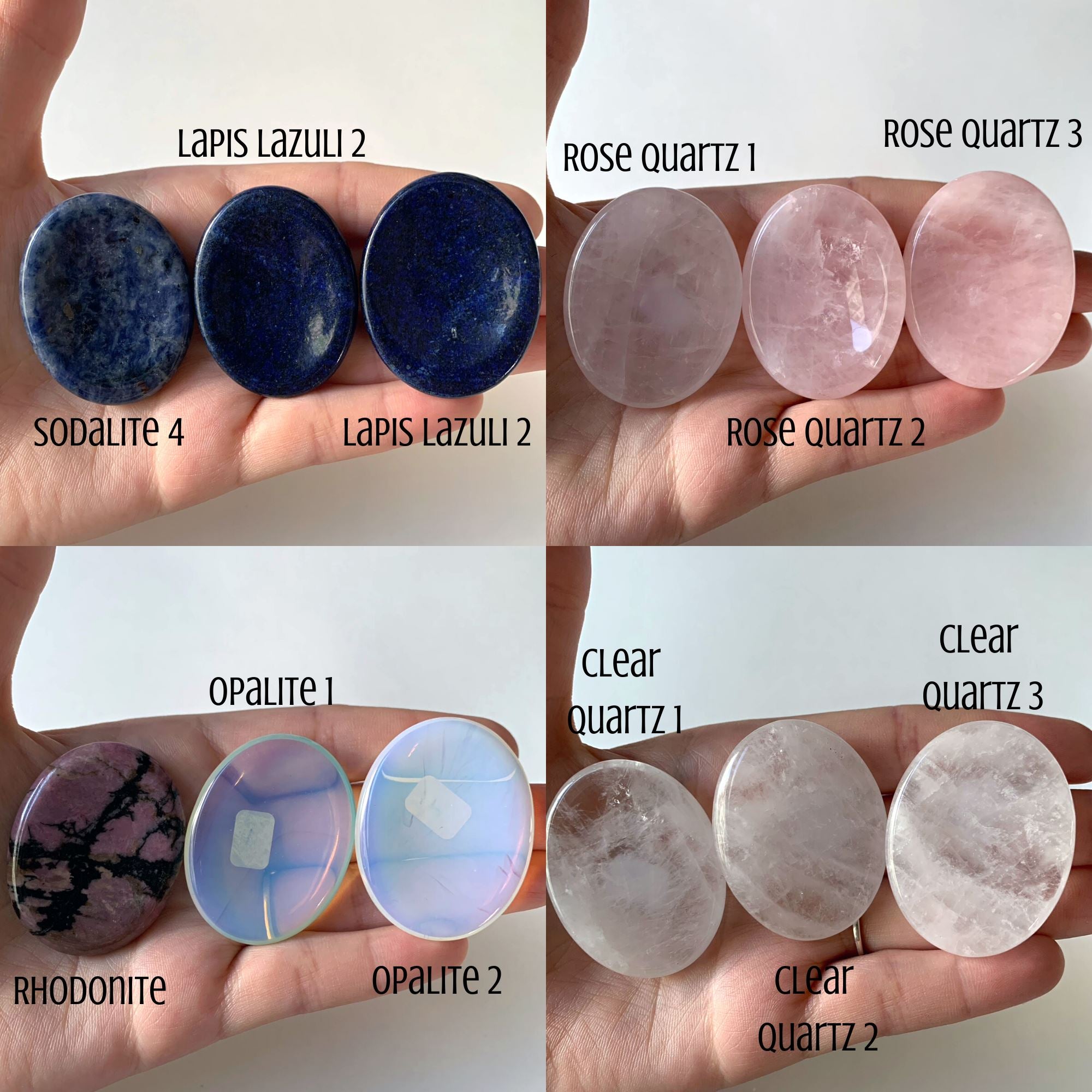 Crystal Worry Stones MagiCandleSOS 