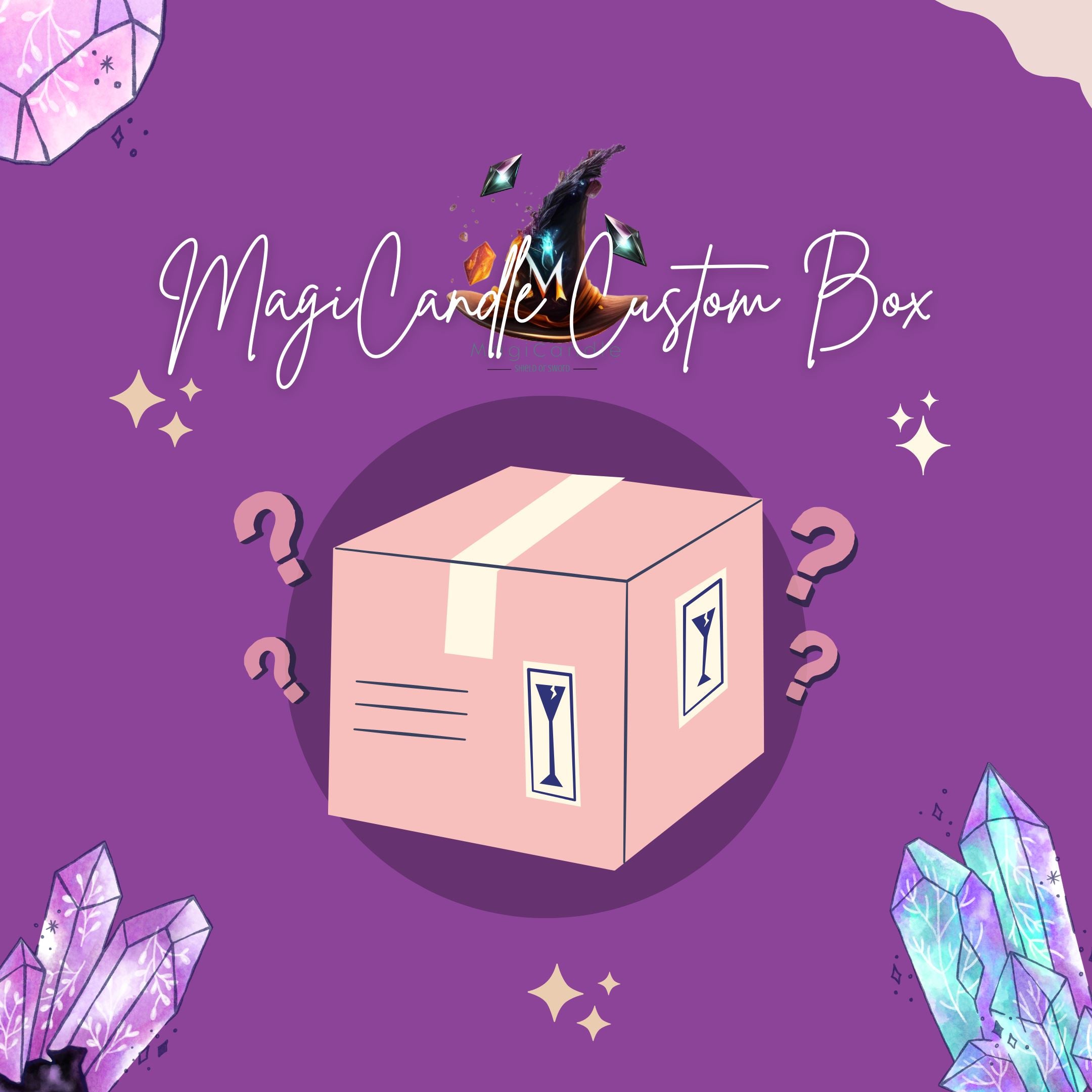 Custom Crystal Box - You Pack Your Own Mystery Crystal Box MagiCandleSOS 