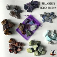 Full Chakra Rough Crystal Bundle MagiCandleSOS 