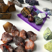 Full Chakra Rough Crystal Bundle MagiCandleSOS 