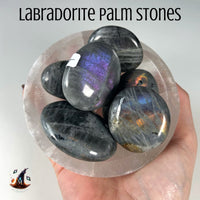 Labradorite Palm Stones MagiCandleSOS 