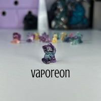 Mini Fluorite Pokemon Carvings MagiCandleSOS Vaporeon 