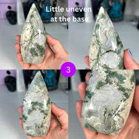 Moss Agate Freeforms MagiCandleSOS 3 