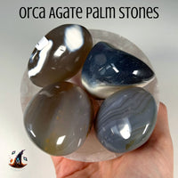 Orca Agate Palm Stones MagiCandleSOS 