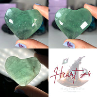 Rainbow Fluorite Hearts MagiCandleSOS 4 