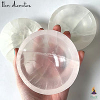 Selenite Bowls MagiCandleSOS Round Bowl 