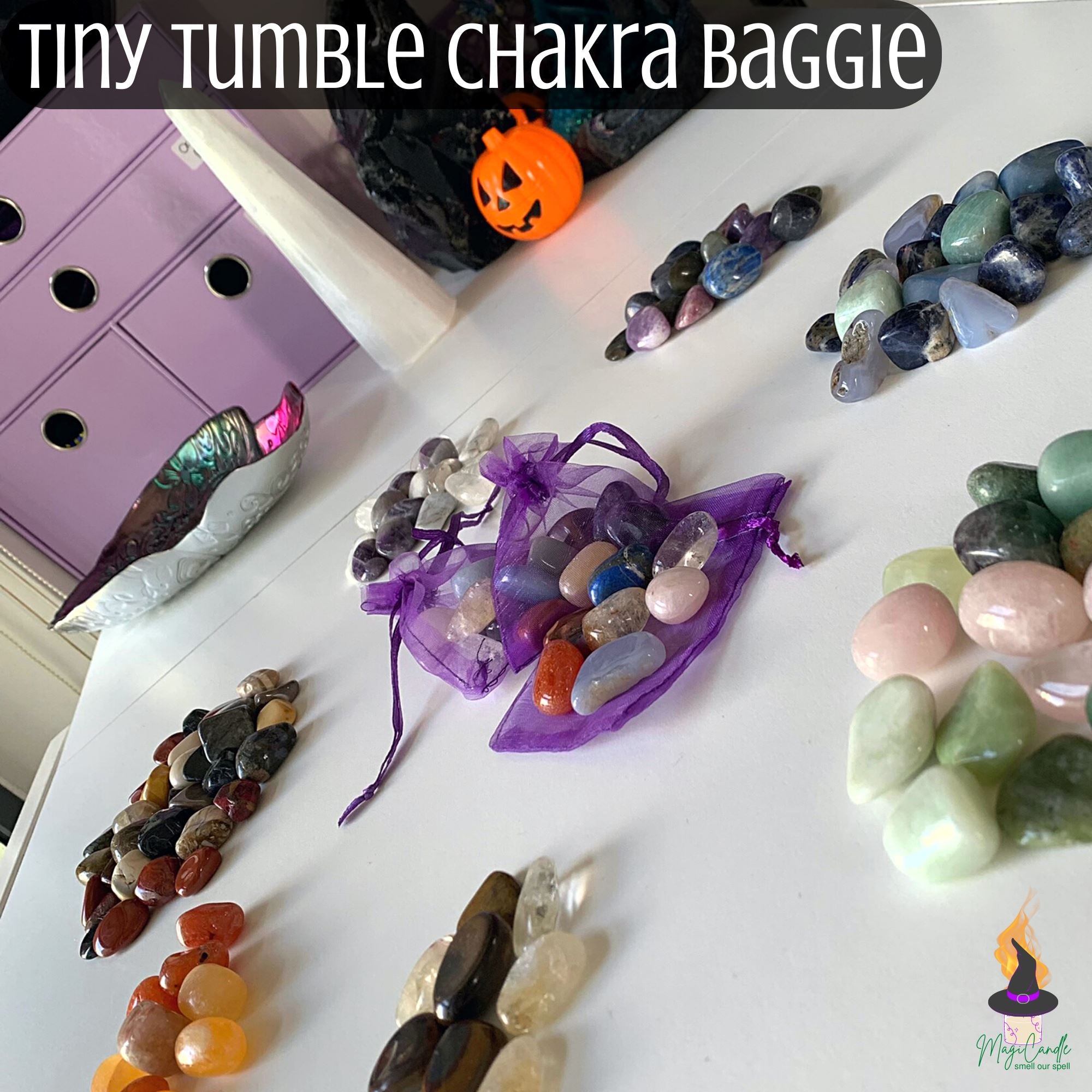 Tiny Tumble Chakra Baggie MagiCandleSOS 