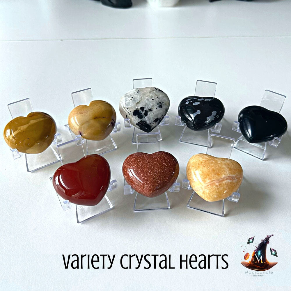 Variety Crystal Puff Hearts MagiCandleSOS 