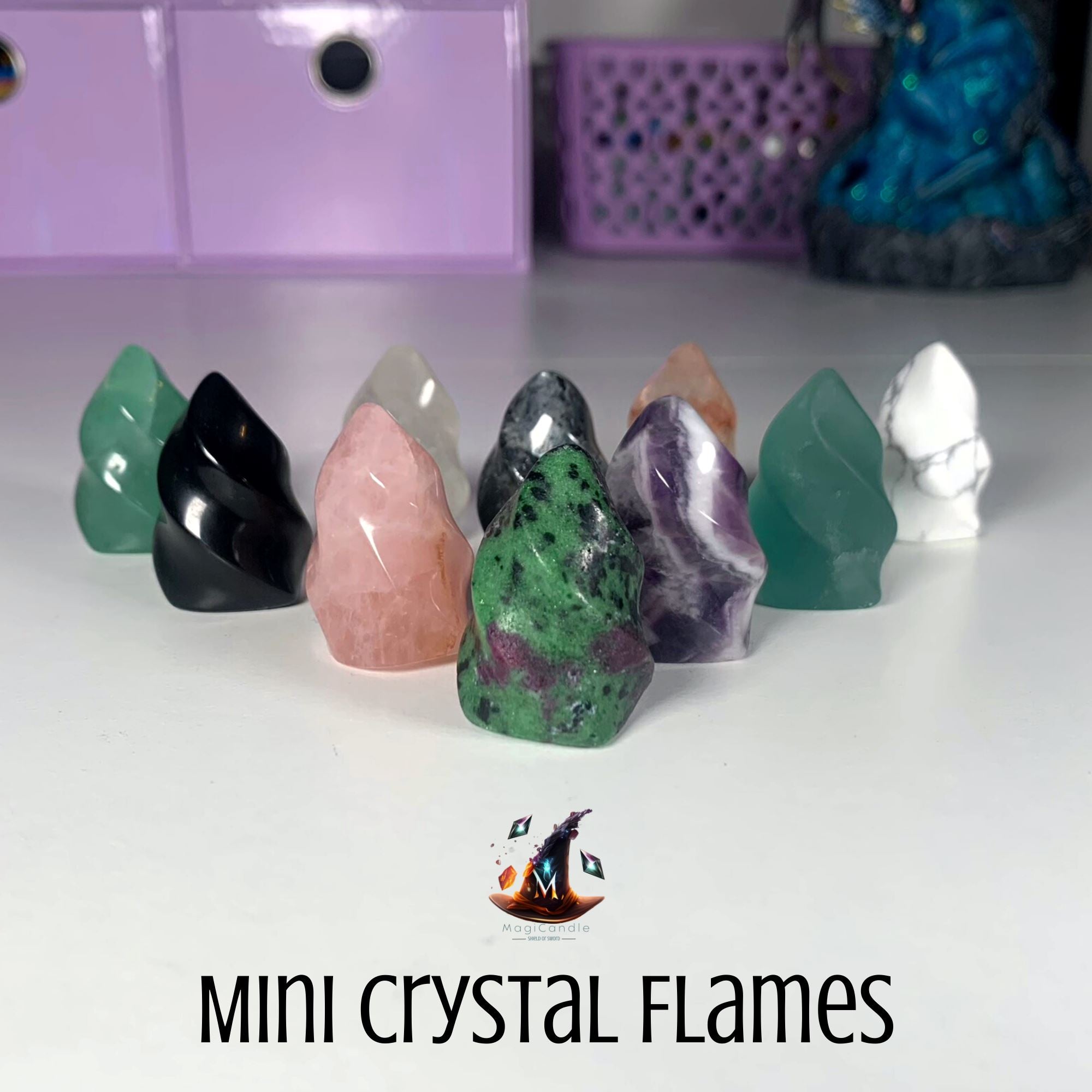 Variety Mini Crystal Flames MagiCandleSOS 